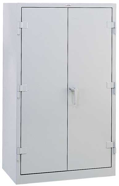 14 ga. ga. Steel Storage Cabinet, 36 in W, 64 in H, Stationary