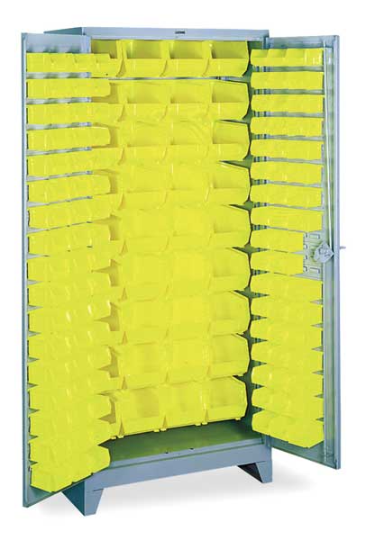 Extra-Heavy Duty Bin Cabinet, 36 in W, 82 in H, 21