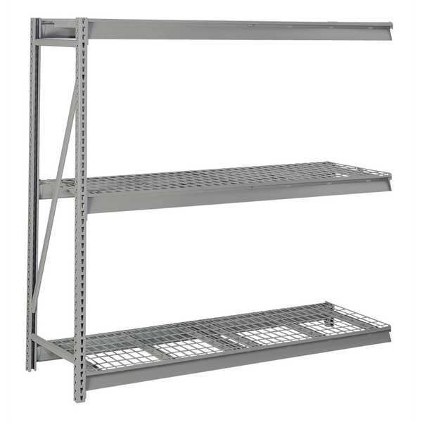 Add-On Bulk Storage Rack, 24 in D, 60 in W, 3 Shelves