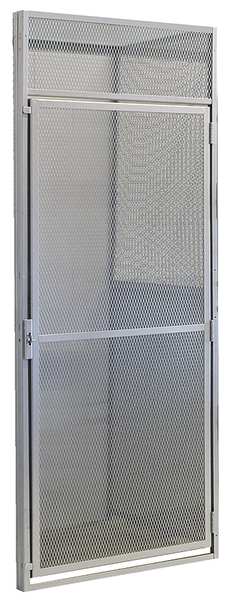 Bulk Storage Locker Add-On, 36 in W, 48 in D, 90 in H, 0 Shelves, 1 Doors, Steel, Unassembled
