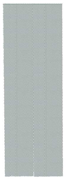 Bulk Storage Locker Back, 36 in W, 90 in H