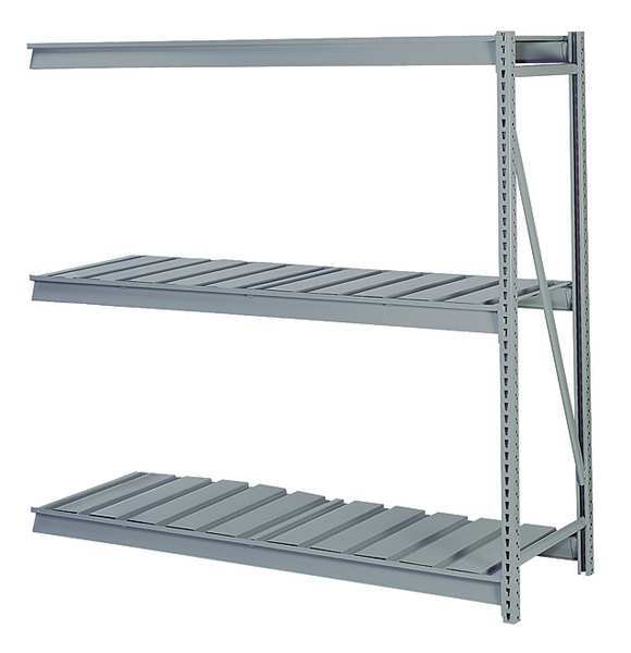 Add-On Bulk Storage Rack, 36 in D, 72 in W, 3 Shelves