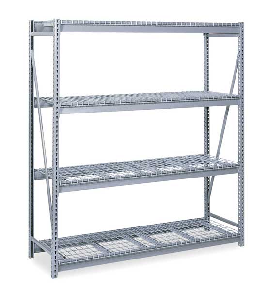 Starter Bulk Storage Rack, 36 in D, 60 in W, 3 Shelves