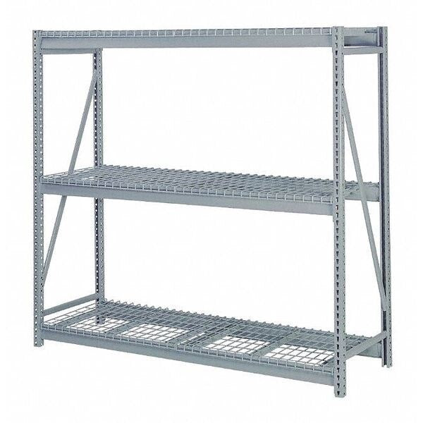 Starter Bulk Storage Rack, 24 in D, 72 in W, 3 Shelves
