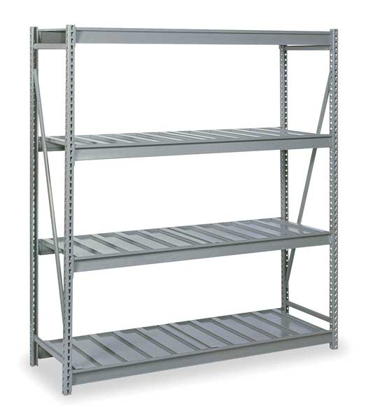 Starter Bulk Storage Rack, 24 in D, 72 in W, 4 Shelves