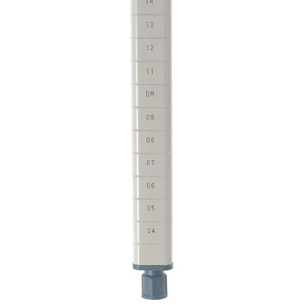 Shelf Post, 63 H x 1 in. W, Tan, PK4