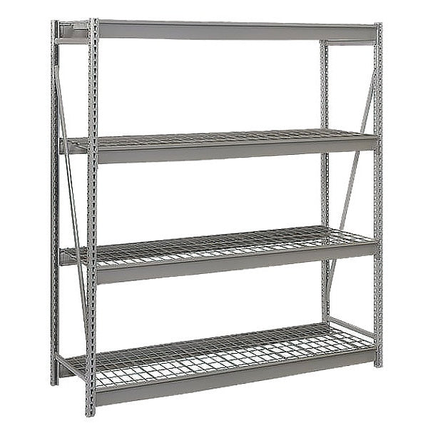 Add-On Bulk Storage Rack, 48 in D, 96 in W, 4 Shelves