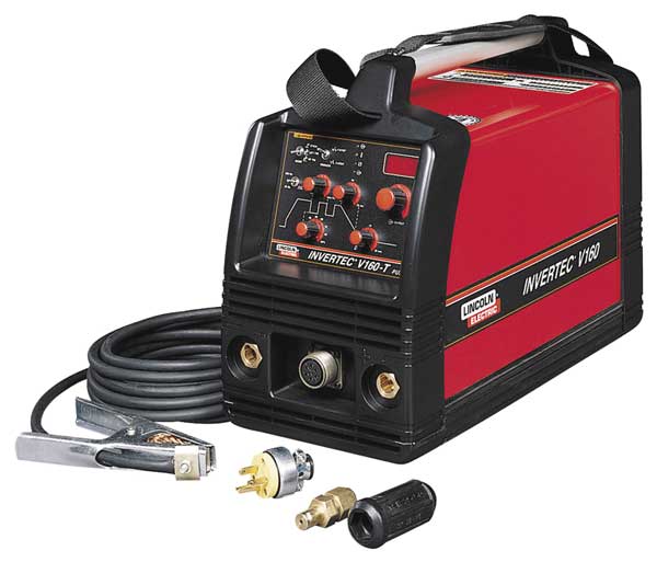 Tig Welder, Invertec(R) V160-T Series, 115/230V AC, 160 Max. Output Amps, 90A @ 13.6V Rated Output
