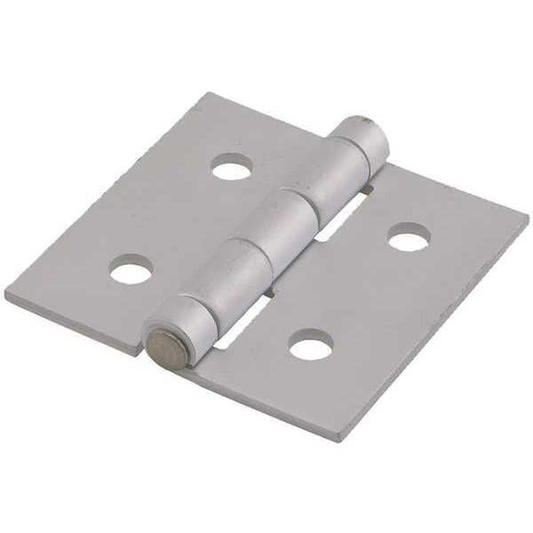 1 in W x 2 in H Anodized Aluminum Door and Butt Hinge