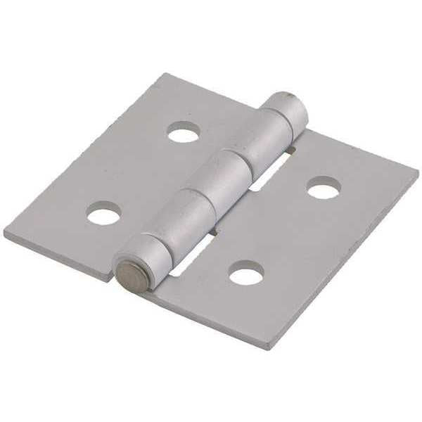 1 in W x 2 in H Anodized Aluminum Door and Butt Hinge