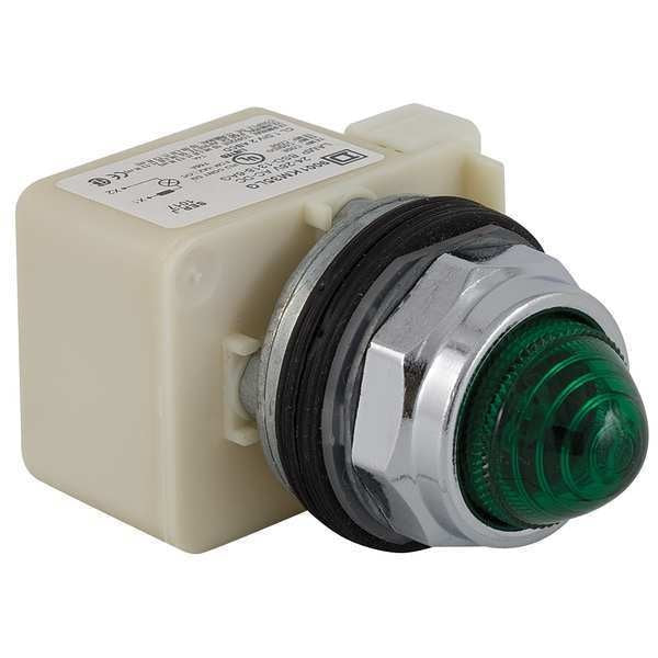 Pilot Light, LED, 24V, 30mm, Chrome, GR