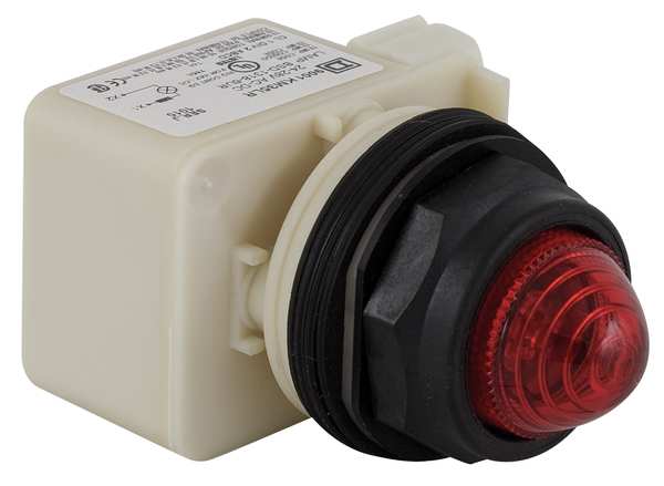 Pilot Light Complete, Red, LED