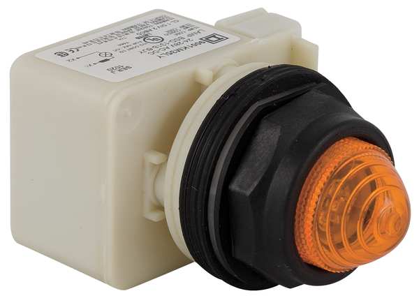 Pilot Light Complete, Amber, LED