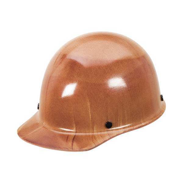 Front Brim Hard Hat, Type 1, Class G, Ratchet (4-Point), Natural Tan