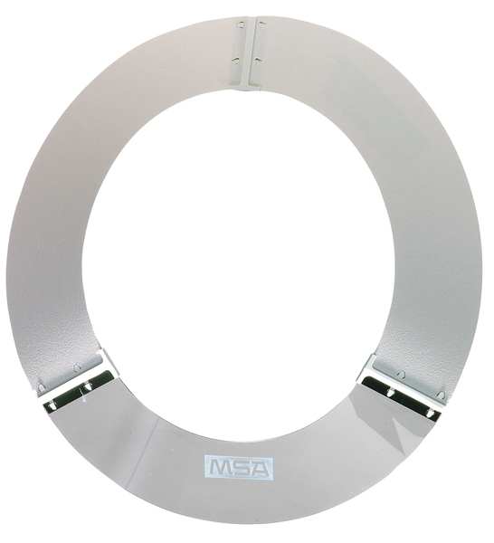 Sun Shield, For V-Gard / Topgard Full-Brim Hard Hats, Provides Shade, Smoke Gray, One Size Fits All