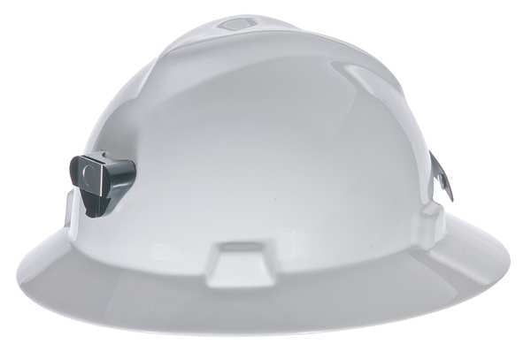 Full Brim Hard Hat, Type 1, Class C, Pinlock (4-Point), White