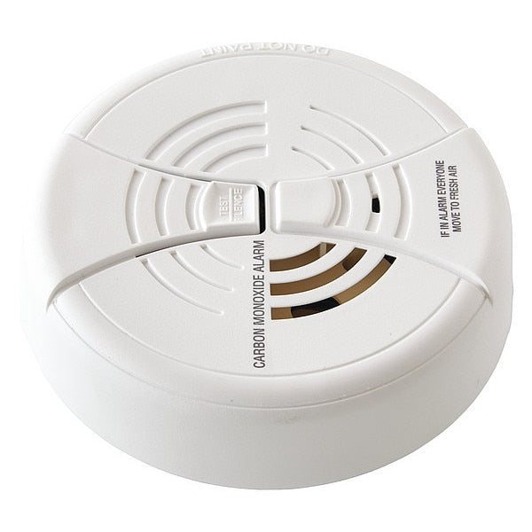 Carbon Monoxide Alarm, Electrochemical Sensor, 85 dB @ 10 ft Audible Alert, 9V