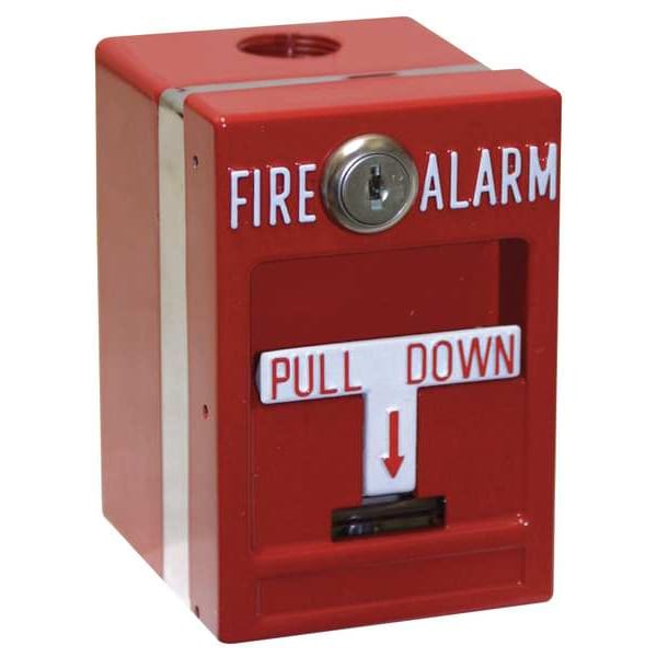 weatherproof pull station sgl action key