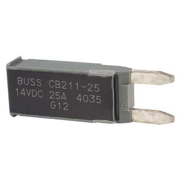 Automotive Circuit Breaker, CB211, 25A, 14V