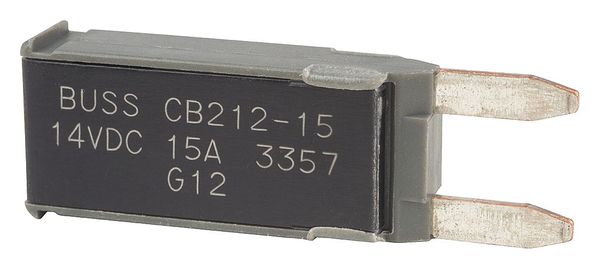 Automotive Circuit Breaker, CB212, 15A, 12V