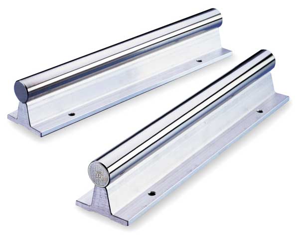 Support Rail, Aluminum, 0.500 In D, 24 In
