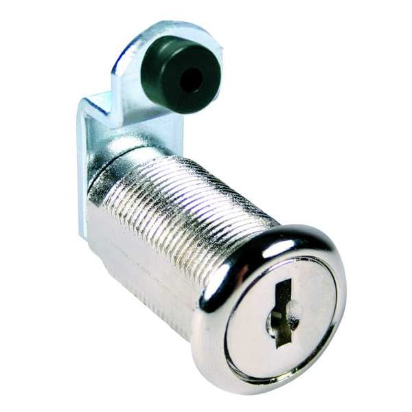 Disc Tumbler Keyed Cam Lock, Keyed Alike, C642A Key, For Material Thickness 7/8 in