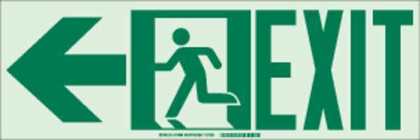 Exit Sign, English, 21