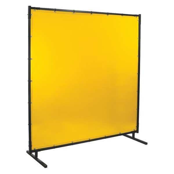 Welding Screen, 8 ft. W, 6 ft., Yellow