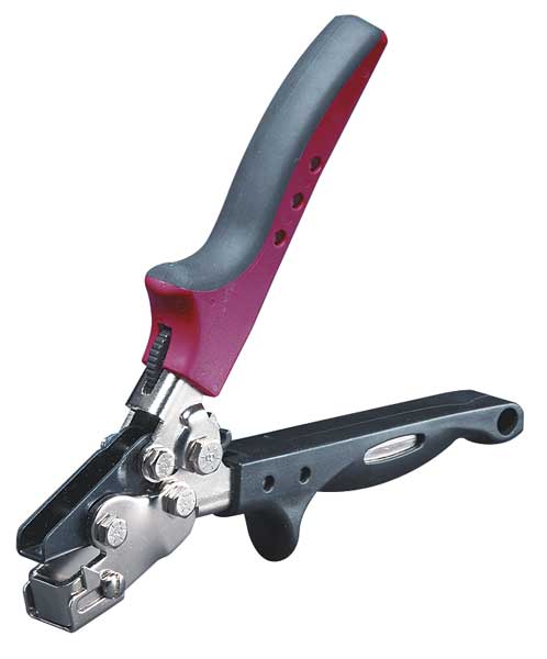 Adjustable Snap Lock Punch, Punching/Crimping, 8 in, Steel