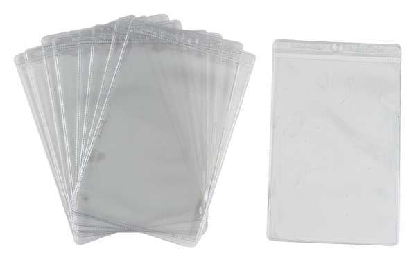 Shop Env, 8-1/2x5-1/2 In, Clear, Plstc, PK10