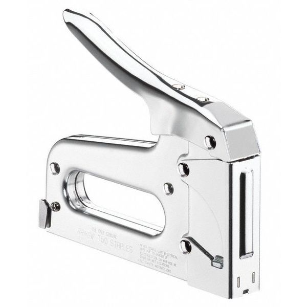 Staple Gun, Flat Crown, Crown Width 3/8 in, Length 12 3/4 in, Staple Capacity 84