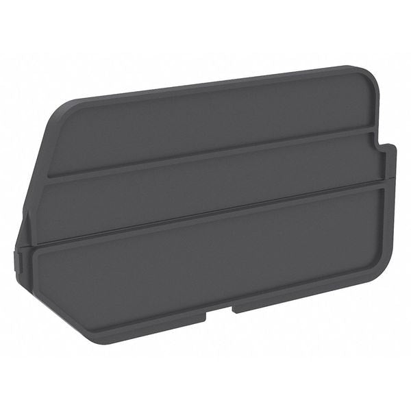 Plastic Divider, Black, 14 1/2 in L, Not Applicable W, 8 3/4 in H