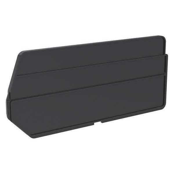 Plastic Divider, Black, 10 21/64 in L, 1/4 in W, 4 13/32 in H