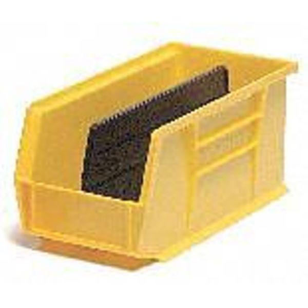 Plastic Divider, Black, 10 21/64 in L, 1/4 in W, 4 13/32 in H