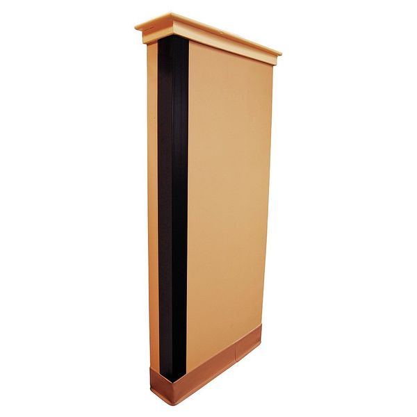 Corner Guard, Black, 2x48in, Adhesive