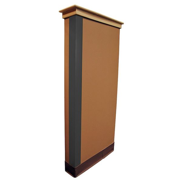 Corner Guard, Gray, 2x48in, Adhesive