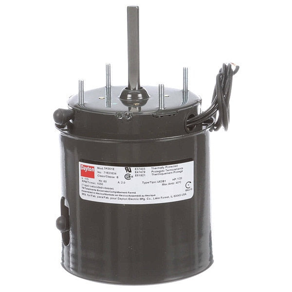 HVAC Motor, 1/20 HP, 1550 rpm, 115V, 3.3