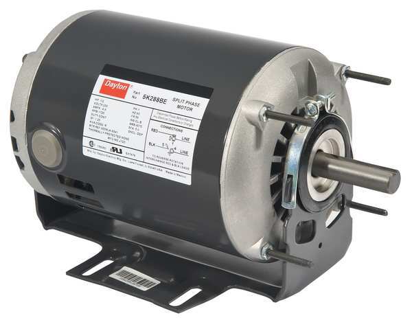 GP Mtr, Split Ph, ODP, 1/2 HP, 1725 rpm, 56