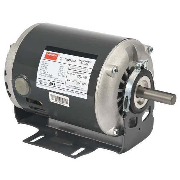 General Purpose Motor, Open Dripproof, Cradle Base Mount, 1/2 HP, 1,725 Nameplate RPM, Ball