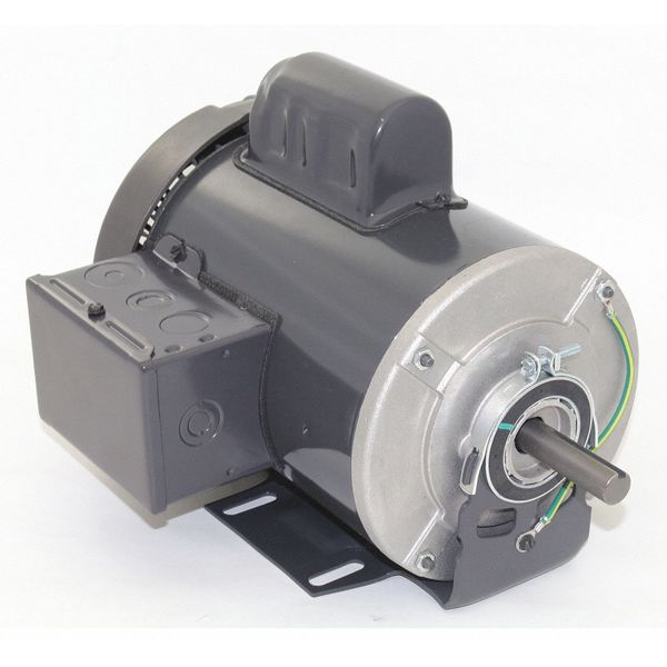 Capacitor-Start General Purpose Motor, 1/2 HP, 115/230V AC Voltage, 56 Frame, 1,725 Nameplate RPM