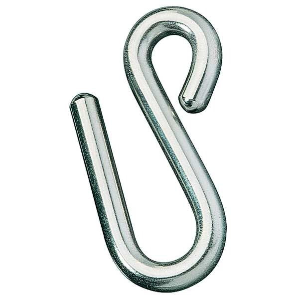 S Hook, 3/8 in. Opening, 1-3/4 in.