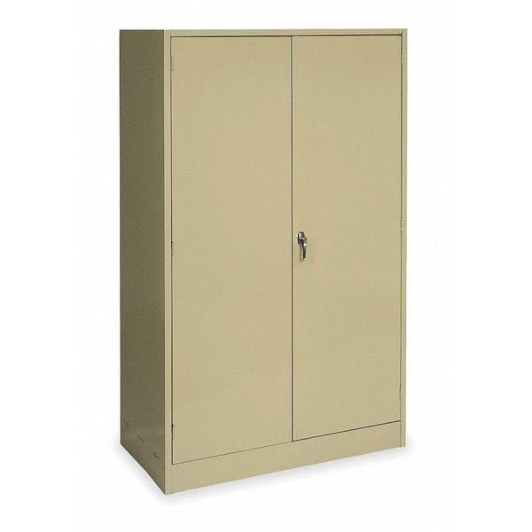 24 ga. ga. Steel Storage Cabinet, 36 in W, 78 in H, Stationary