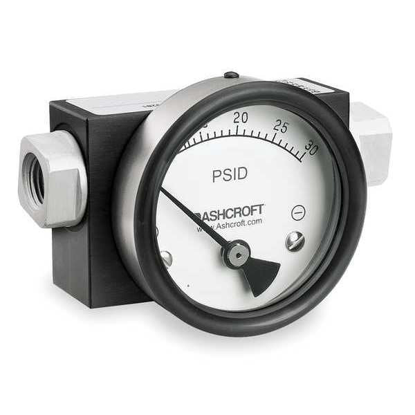 Pressure Gauge, 0 to 30 psi