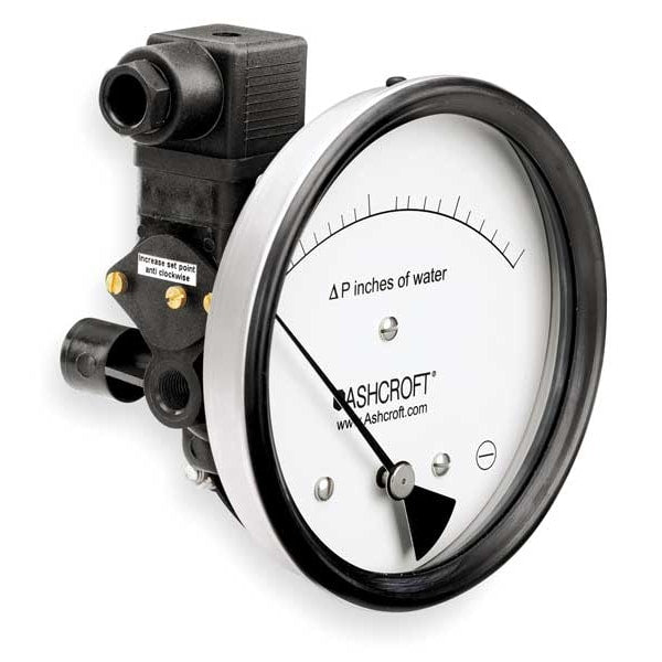 Pressure Gauge, 0 to 25 In H2O