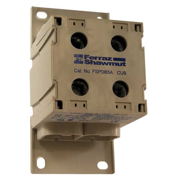 Pwr Dist Block, 840A, 1P, 4AWG-600 MCM, 600V