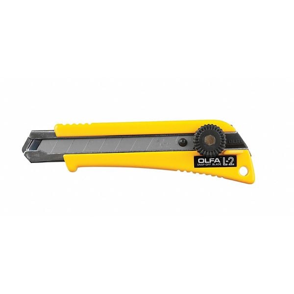 Snap-Off Utility Knife, Utility, Plastic, 6 in L.