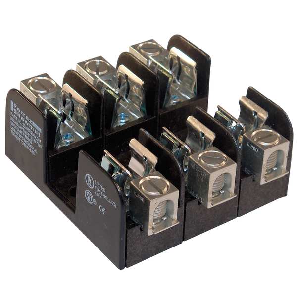 Fuse Block, Industrial, 30A, 3 Pole