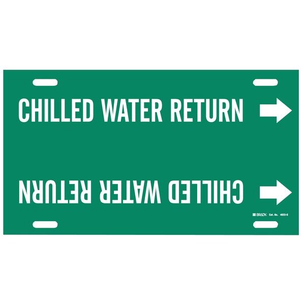 Pipe Mrkr, Chilled Water Return, 8 to9-7/8