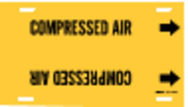 Pipe Marker, Compressed Air, Y, 8to9-7/8 In