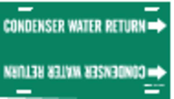 Pipe Mkr, Condenser Water Return, 6to7-7/8